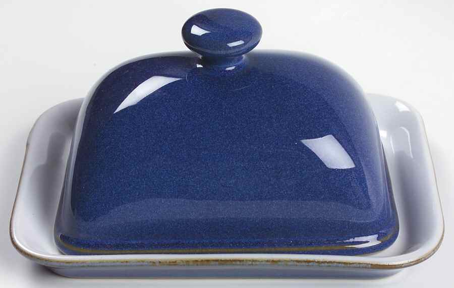 Imperial Blue 1/4 Lb Covered Butter by Denby-Langley-1