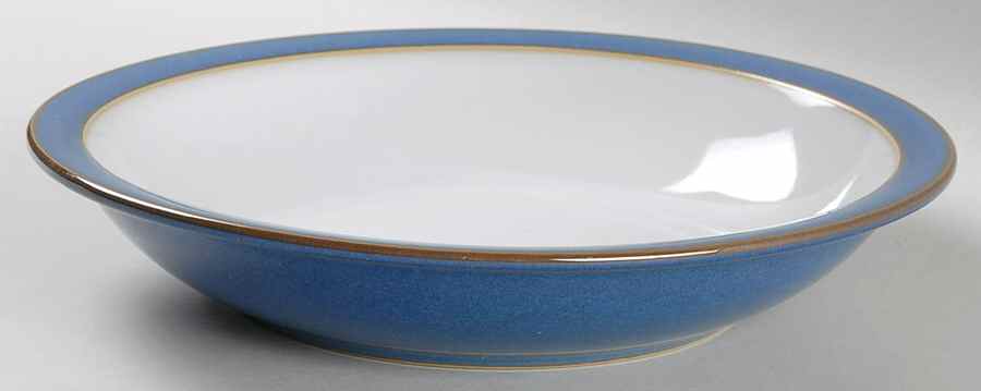 Imperial Blue Rim Soup Bowl by Denby-Langley-1