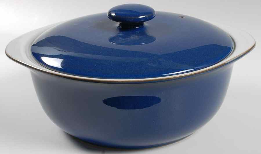 Imperial Blue 2.5 Qt Round Covered Casserole by Denby-Langley-1