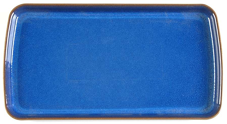 Imperial Blue 10" Rectangular Serving Platter by Denby-Langley-1