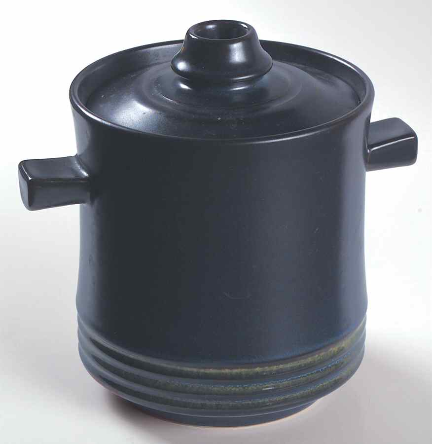 Kismet Blue Bean Pot & Lid by Denby-Langley-1