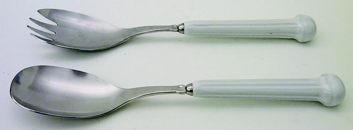 Lorenzo Medici (2 Piece) Salad Set with Stainless Bowl by Denby-Langley-1