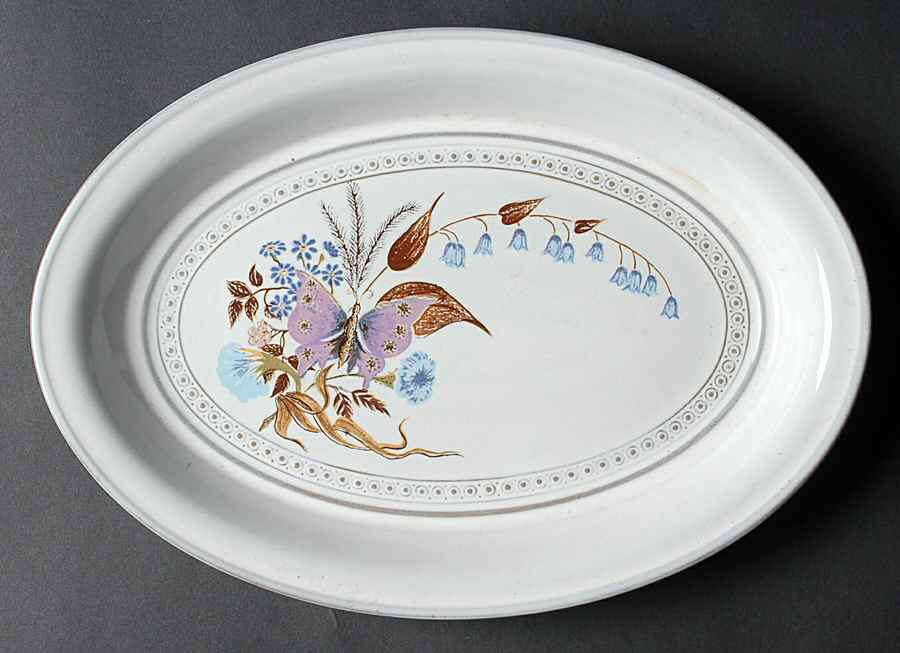 Lorraine 12" Oval Serving Platter by Denby-Langley-1