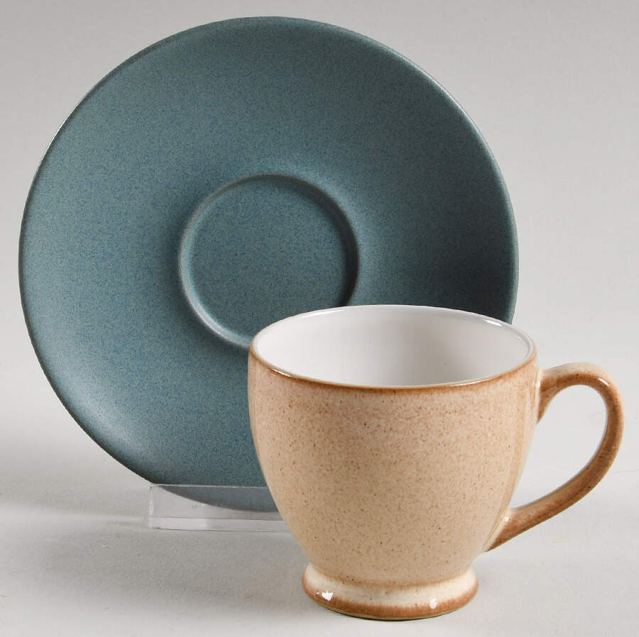 Luxor Footed Demitasse Cup & Saucer Set by Denby-Langley-1