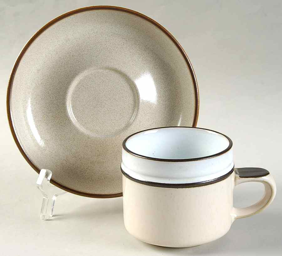 Madrigal Flat Cup & Saucer Set by Denby-Langley-1