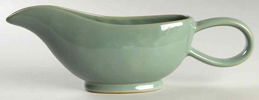 Manor Green Gravy Boat by Denby-Langley-1