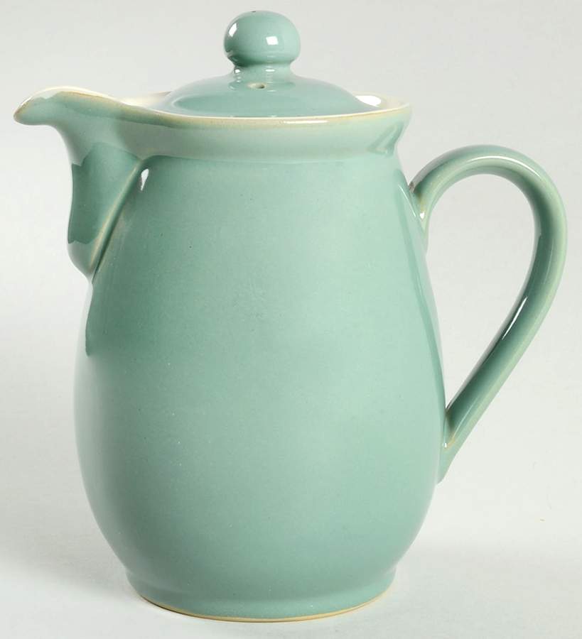 Manor Green Coffee Pot & Lid by Denby-Langley-1