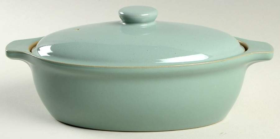 Manor Green 1 Quart Oval Covered Casserole by Denby-Langley-1