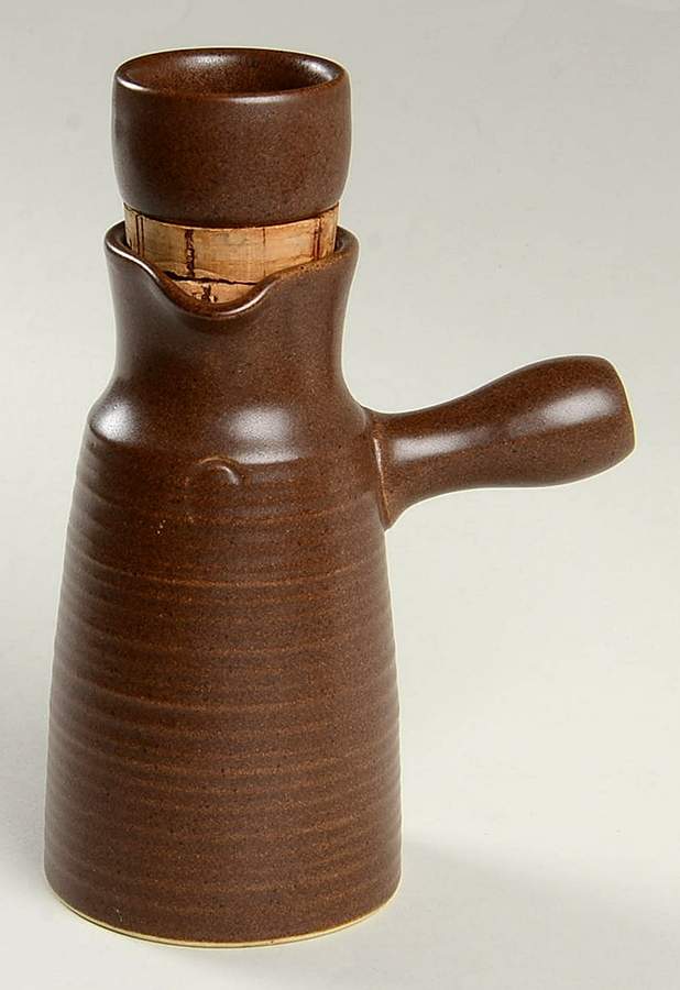 Mayflower Oil Cruet and Stopper by Denby-Langley-1