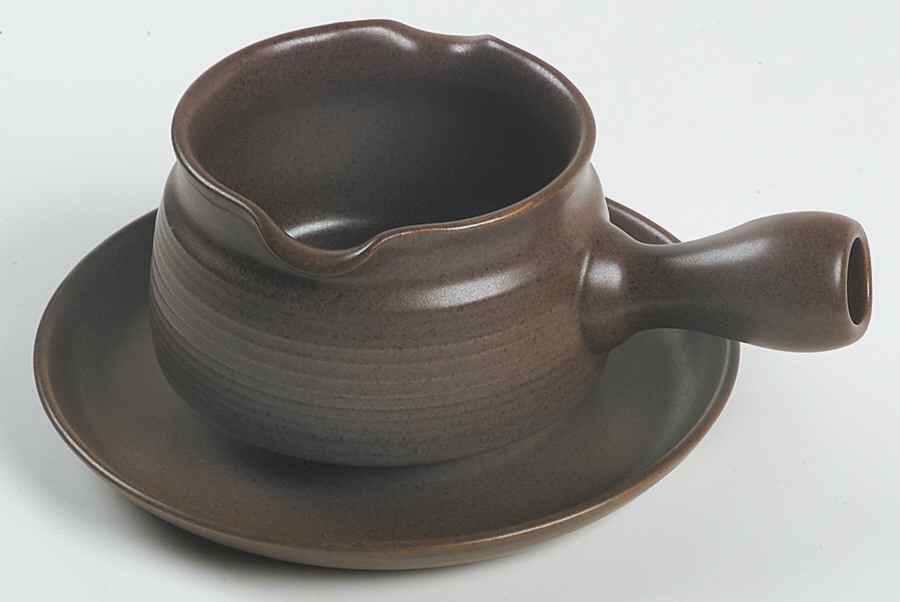 Mayflower Round Gravy Boat & Underplate by Denby-Langley-1