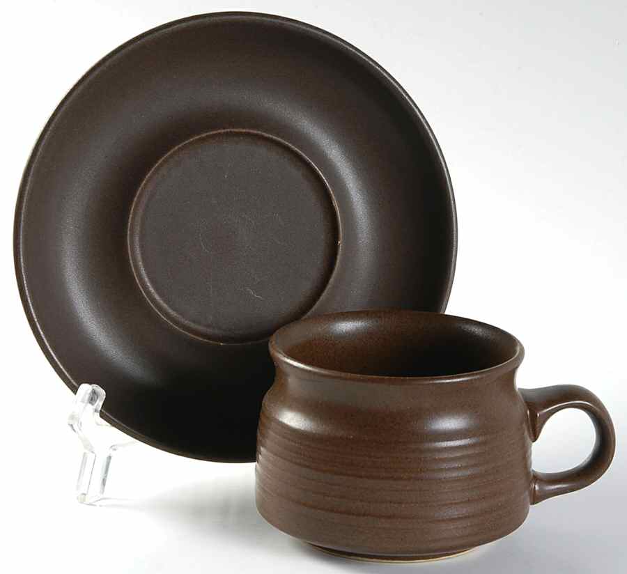 Mayflower Flat Cup & Saucer Set by Denby-Langley-1