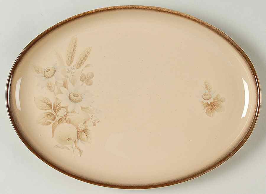 Memories 12" Oval Serving Platter by Denby-Langley-1