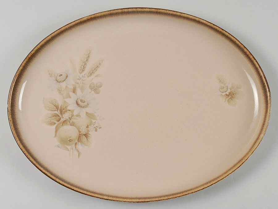 Memories 14" Oval Serving Platter by Denby-Langley-1