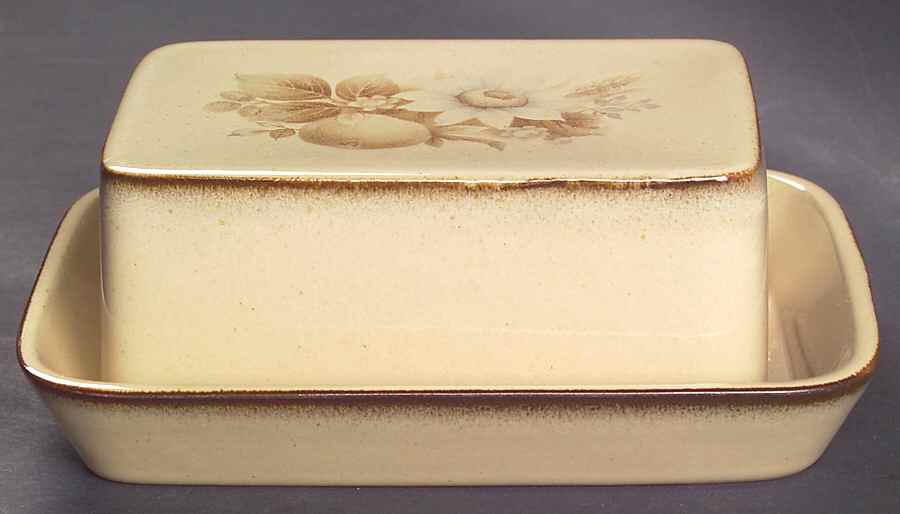 Memories Rectangular Covered Butter by Denby-Langley-1