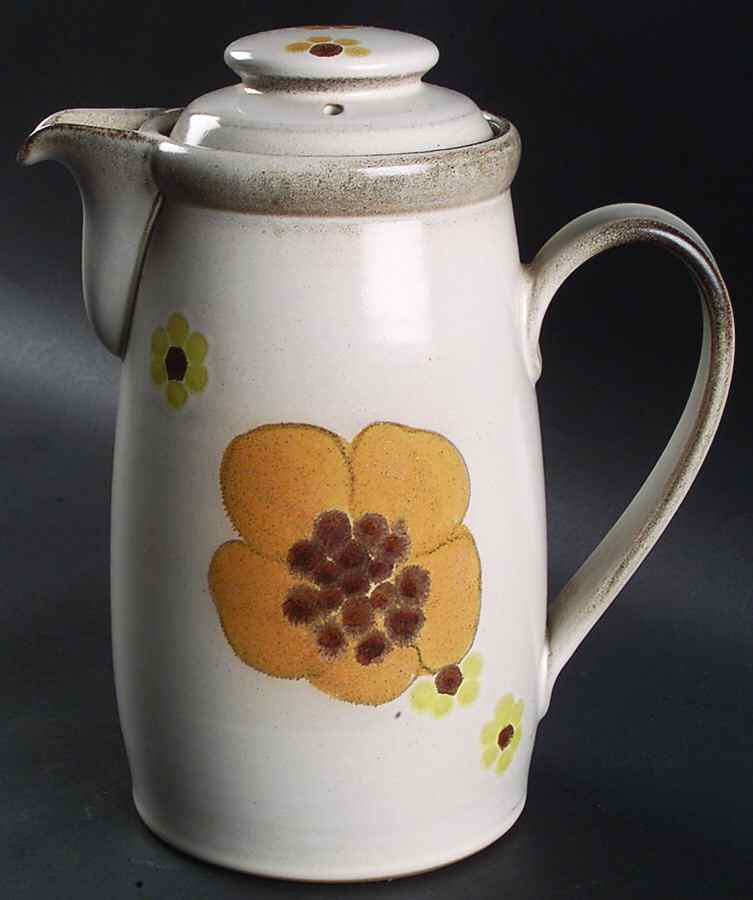 Minstrel Coffee Pot & Lid by Denby-Langley-1