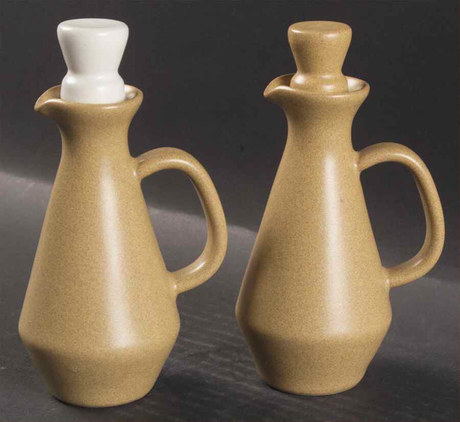 Ode Oil/Vinegar Cruet Set with Stoppers - Set of 2 Motifs by Denby-Langley-1