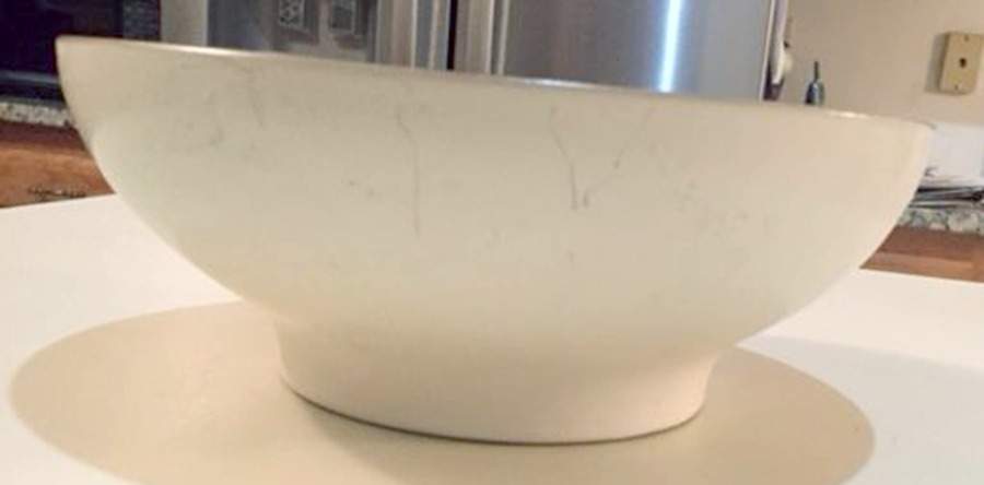 Potpourri Blue 9" Round Pedestal Serving Bowl by Denby-Langley-1