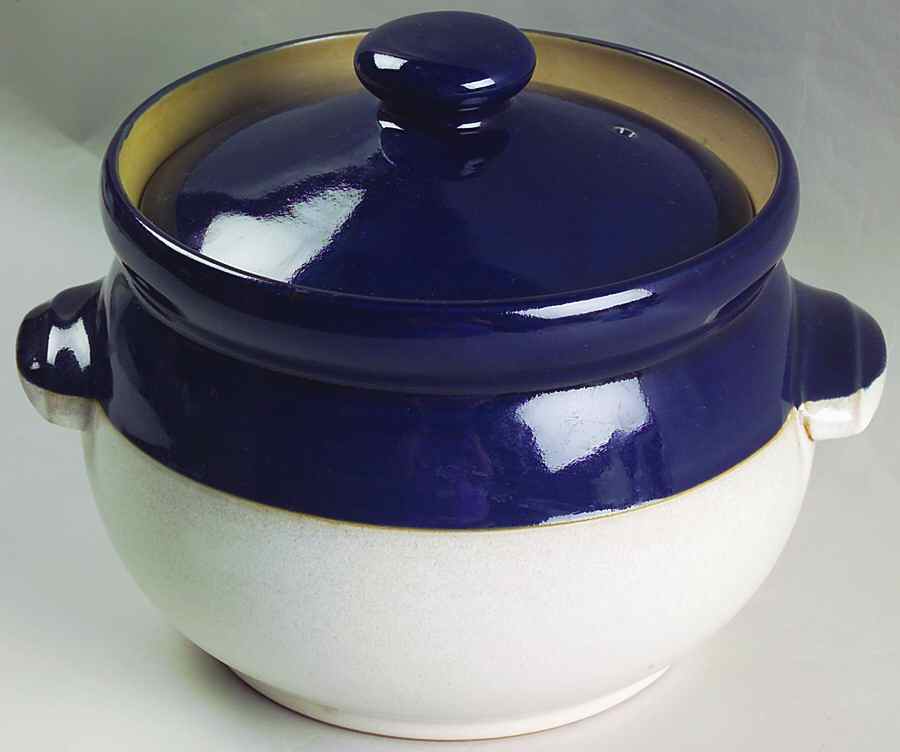 Potpourri Blue 2.5 Qt Round Covered Casserole by Denby-Langley-1