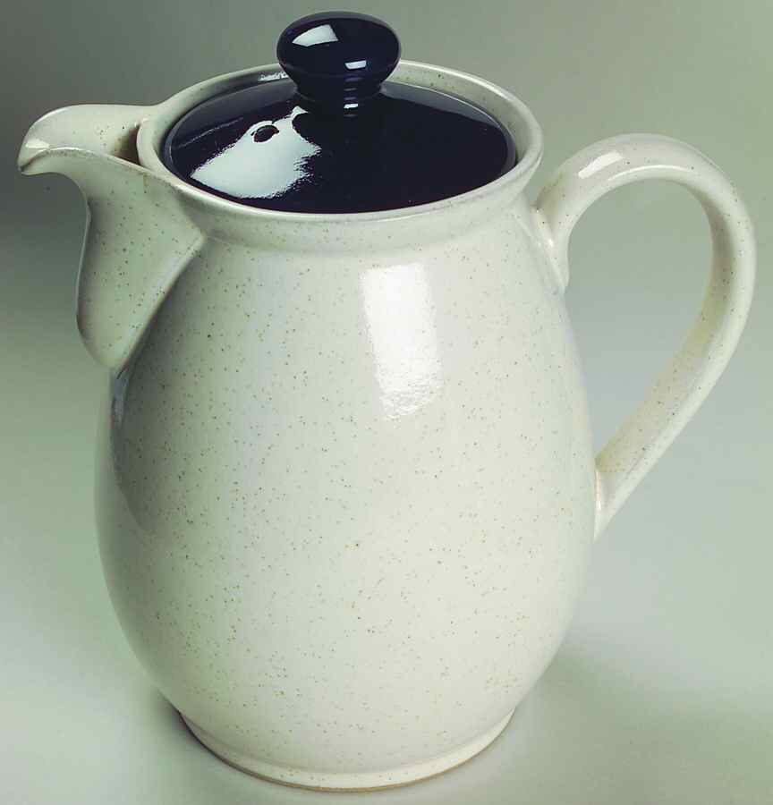Potpourri Blue Coffee Pot & Lid by Denby-Langley-1