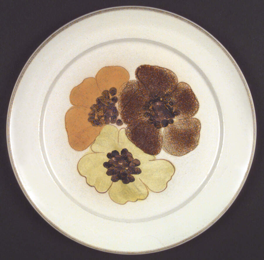 Potpourri Honey (Floral) Dinner Plate by Denby-Langley-1