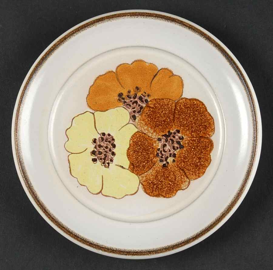 Potpourri Honey (Floral) Bread & Butter Plate by Denby-Langley-1