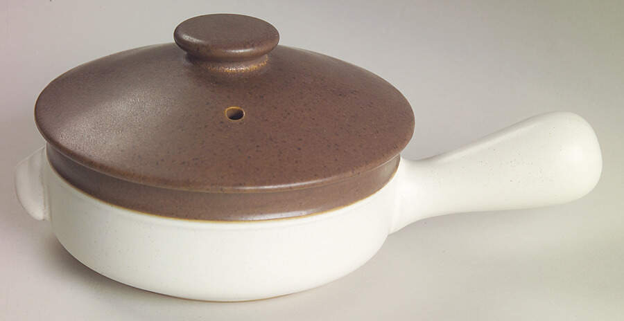 Potpourri White Individual Casserole & Lid by Denby-Langley-1