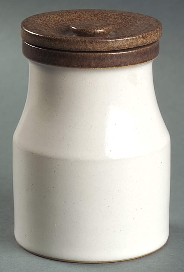 Potpourri White Small Canister & Lid by Denby-Langley-1