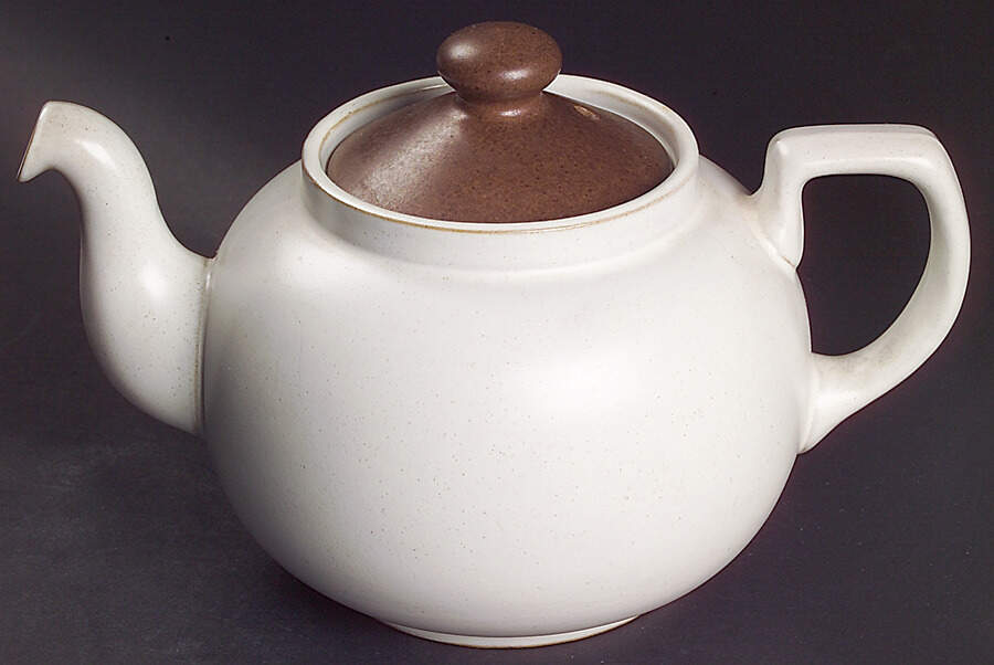 Potpourri White Teapot & Lid by Denby-Langley-1