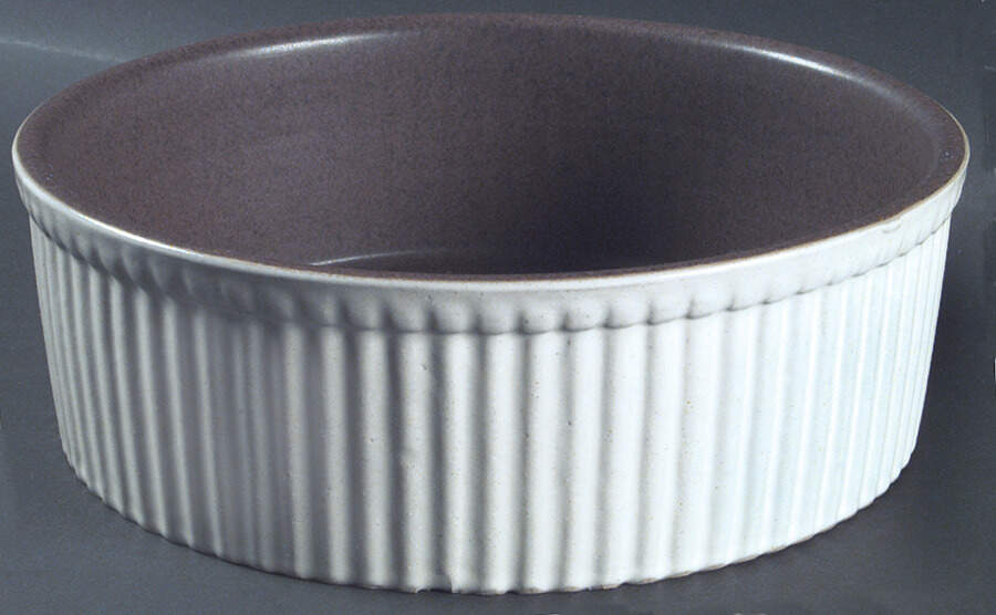 Potpourri White 9" Souffle by Denby-Langley-1