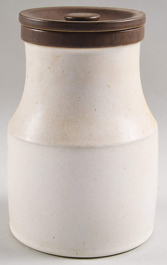 Potpourri White Large Canister & Lid by Denby-Langley-1