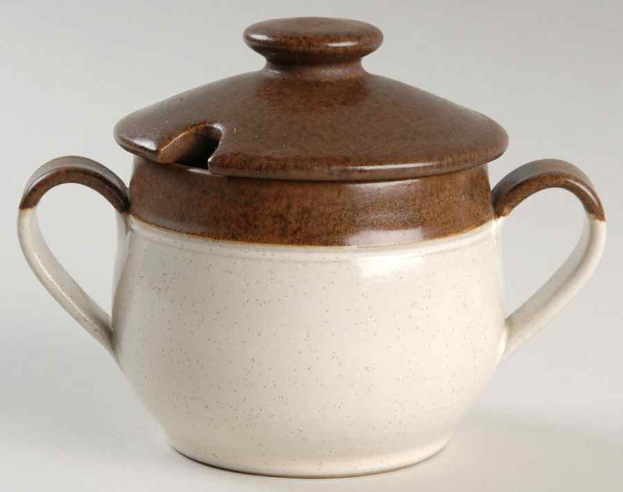 Potpourri White Sugar Bowl & Lid by Denby-Langley-1