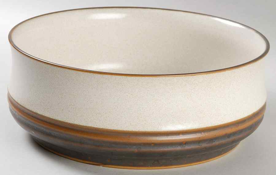 Potter's Wheel Blue 9" Round Vegetable Bowl by Denby-Langley-1