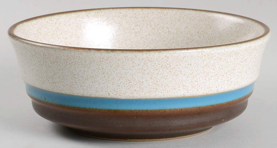 Potter's Wheel Blue Coupe Cereal Bowl by Denby-Langley-1
