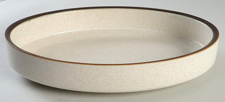 Potter's Wheel Rust Red Oval Roaster by Denby-Langley-1