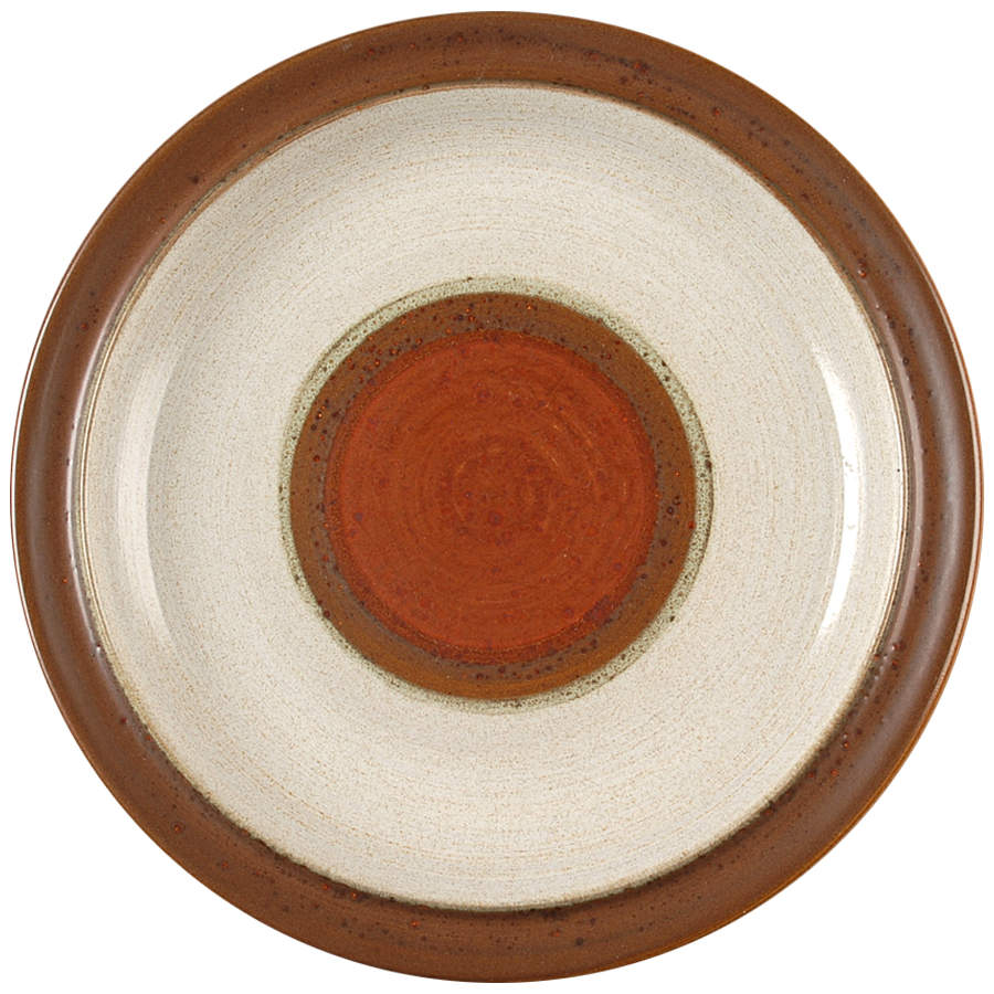 Potter's Wheel Rust Red Dinner Plate by Denby-Langley-1