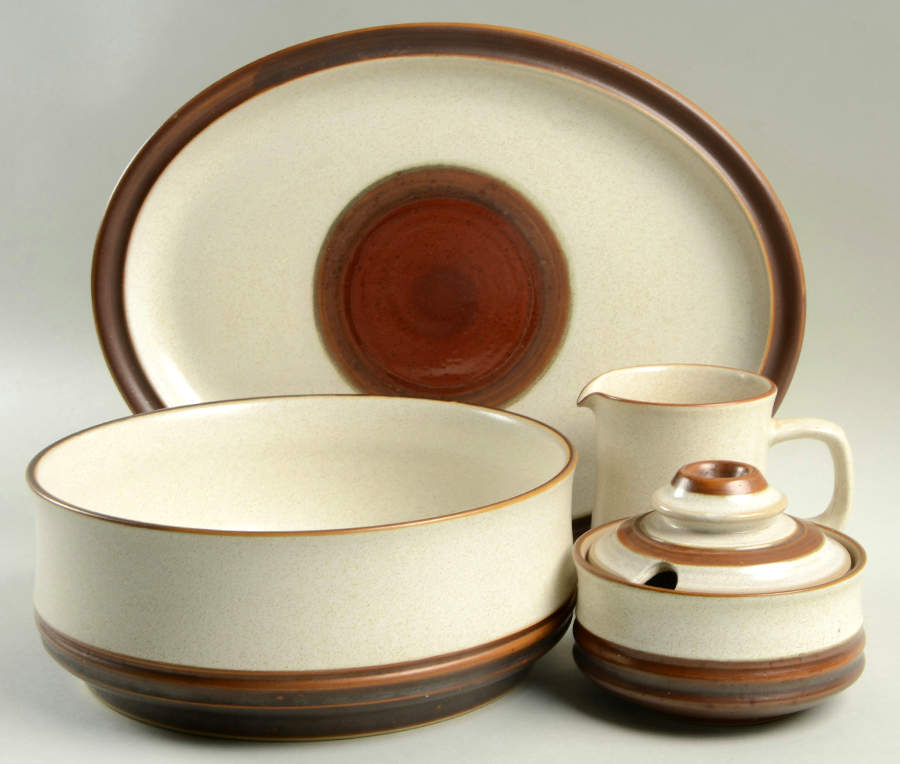 Potter's Wheel Rust Red 5 Piece Hostess Set by Denby-Langley-1