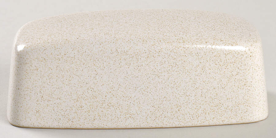 Potter's Wheel Rust Red Lid for 1/4 Lb Butter by Denby-Langley-1