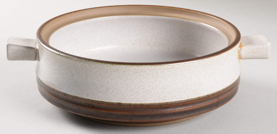 Potter's Wheel Rust Red 1 Qt Round Casserole No Lid by Denby-Langley-1