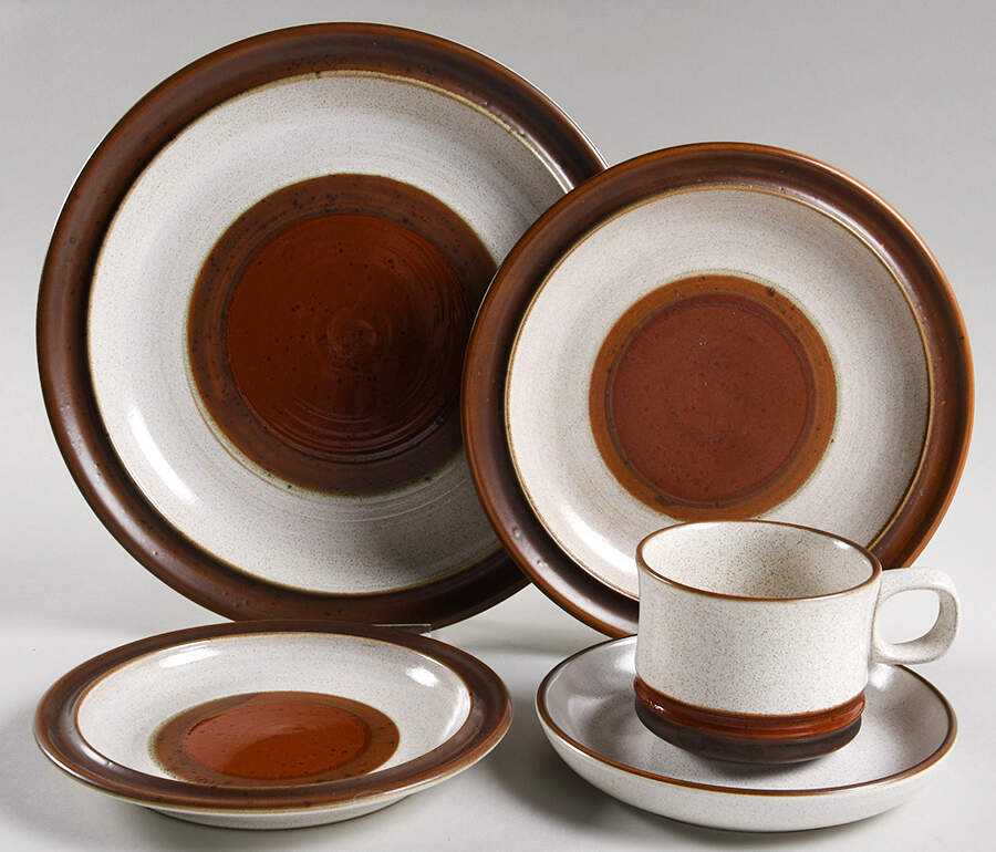 Potter's Wheel Rust Red 40 Piece Estate Set by Denby-Langley-1