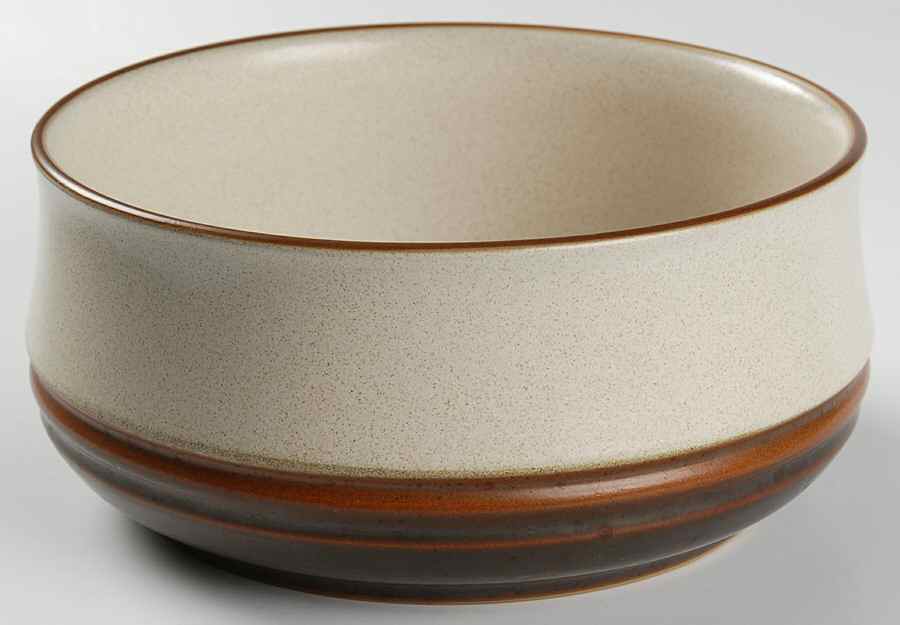 Potter's Wheel Rust Red 7" Round Vegetable Bowl by Denby-Langley-1