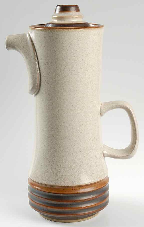 Potter's Wheel Rust Red Coffee Pot & Lid by Denby-Langley-1