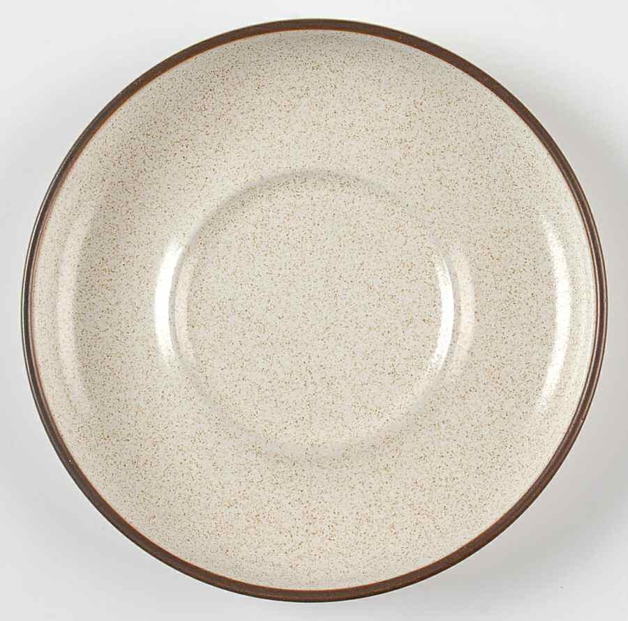 Potter's Wheel Rust Red Underplate for Round Gravy Boat by Denby-Langley-1