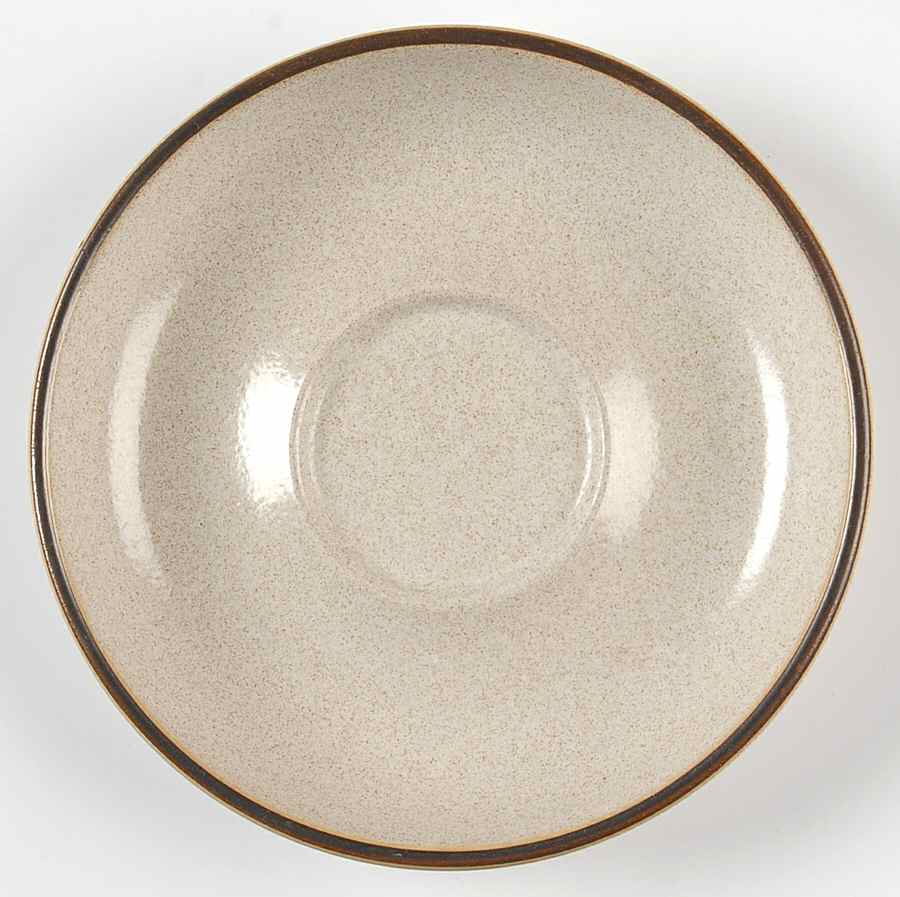 Potter's Wheel Rust Red Saucer by Denby-Langley-1
