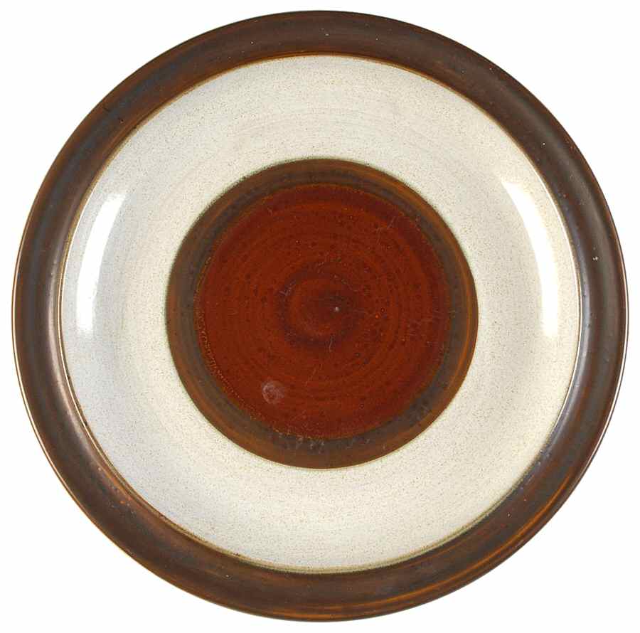 Potter's Wheel Rust Red 12" Chop Plate (Round Platter) by Denby-Langley-1