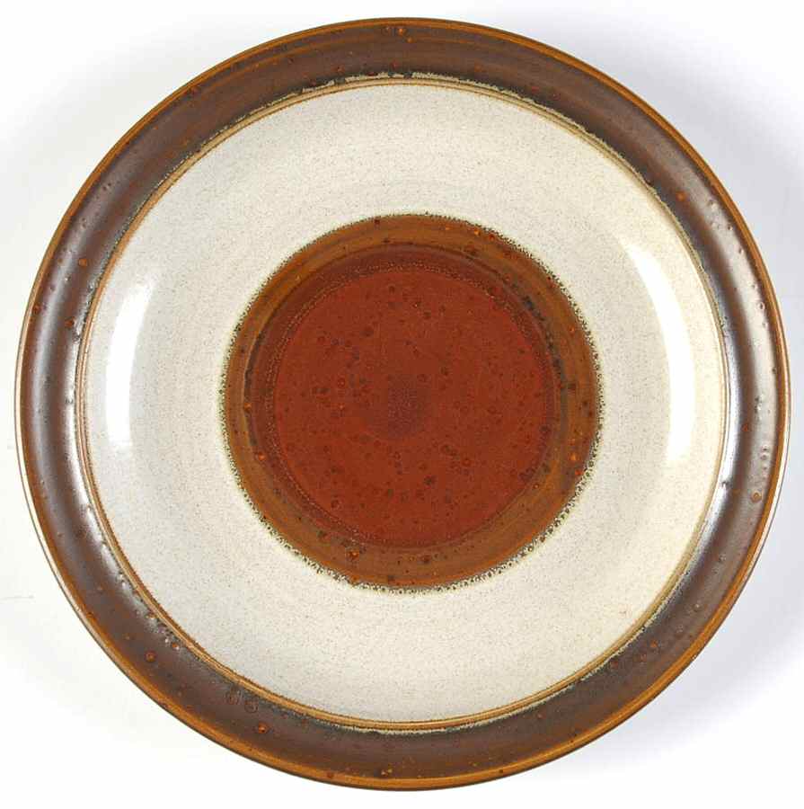 Potter's Wheel Rust Red Salad Plate by Denby-Langley-1