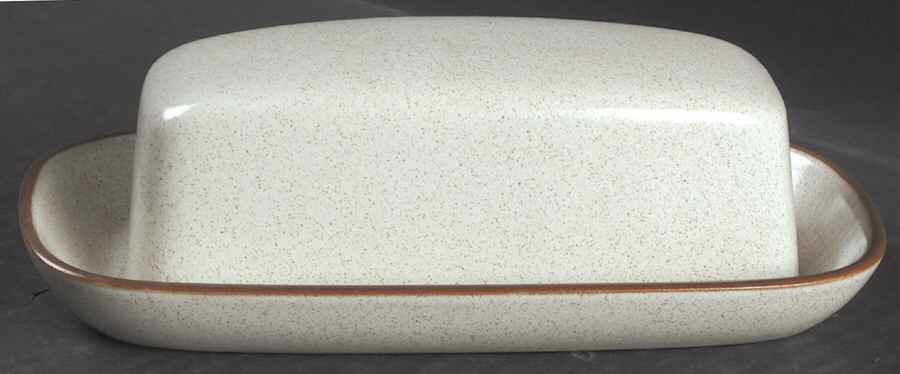 Potter's Wheel Rust Red 1/4 Lb Covered Butter by Denby-Langley-1