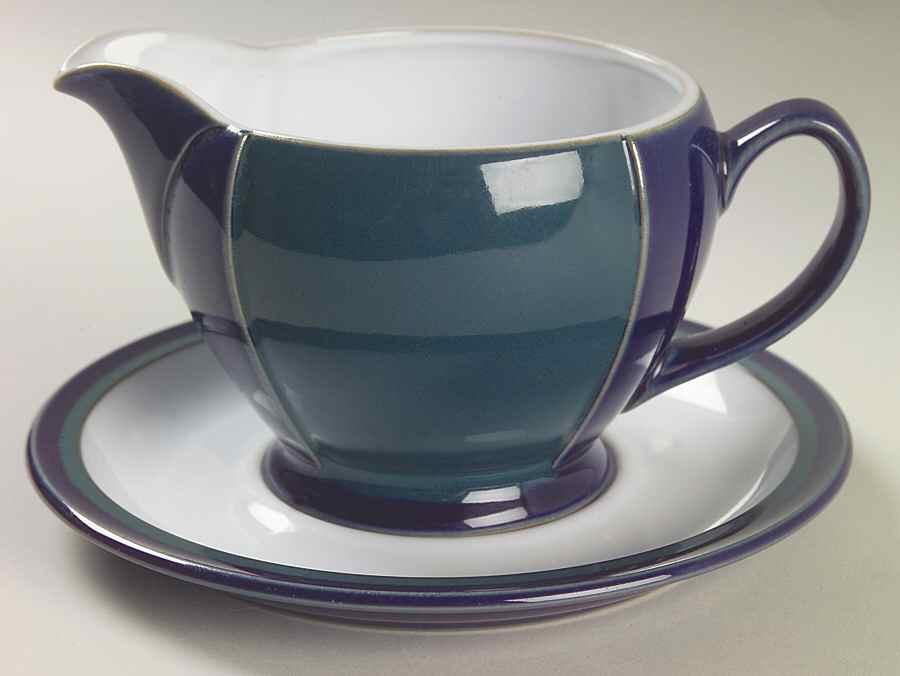Regatta Gravy Boat & Stand (Breakfast Saucer) by Denby-Langley-1