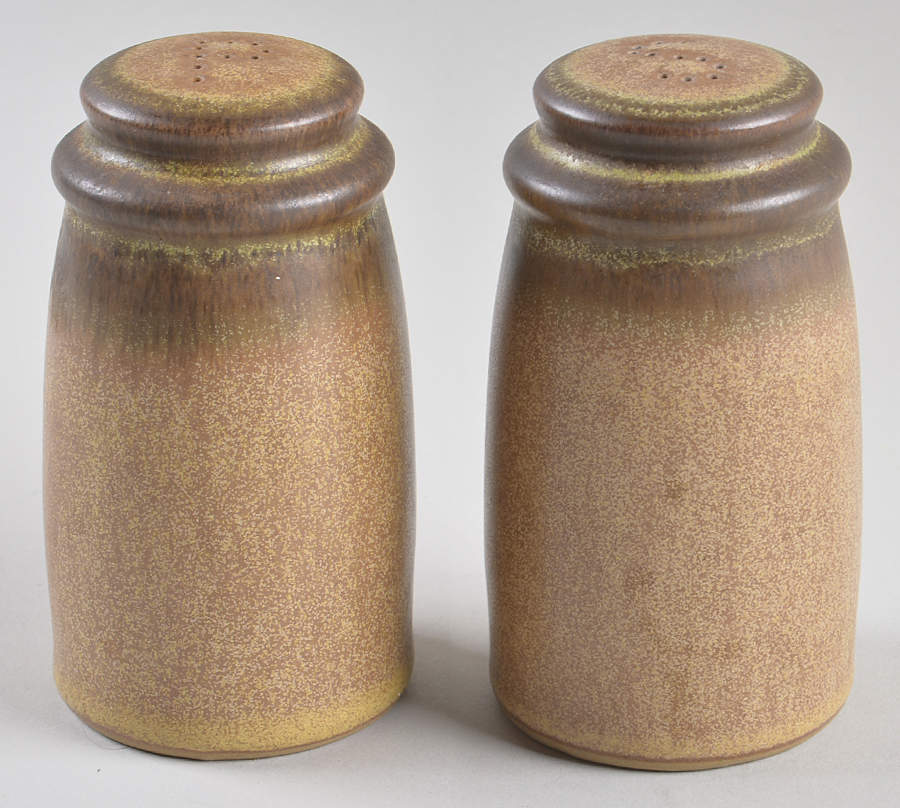 Romany Brown Salt & Pepper Set by Denby-Langley-1