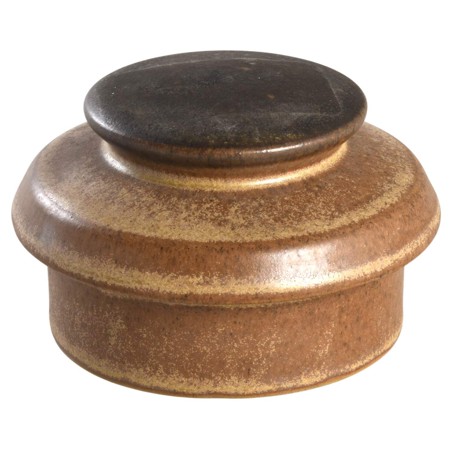 Romany Brown Lid for Large Coffee Pot by Denby-Langley-1