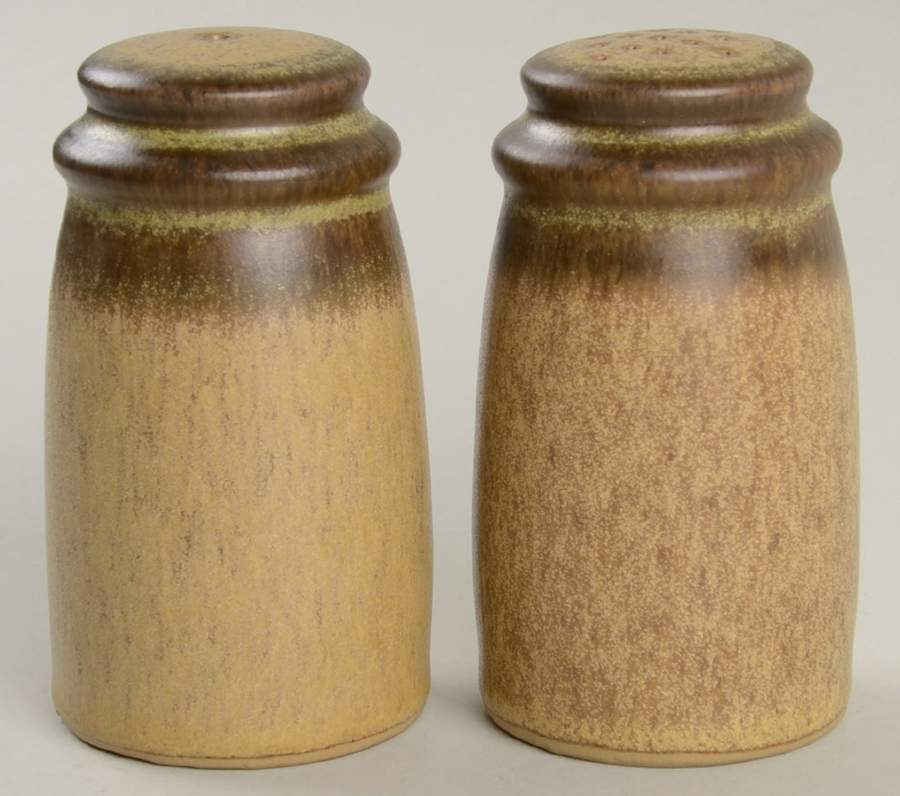 Romany Brown Salt & Pepper Set by Denby-Langley-1